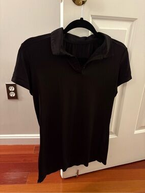 Classic Black Polo Top